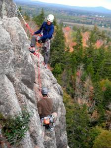 Patrick Arsenault topping out on Anatomy Lesson 5.8